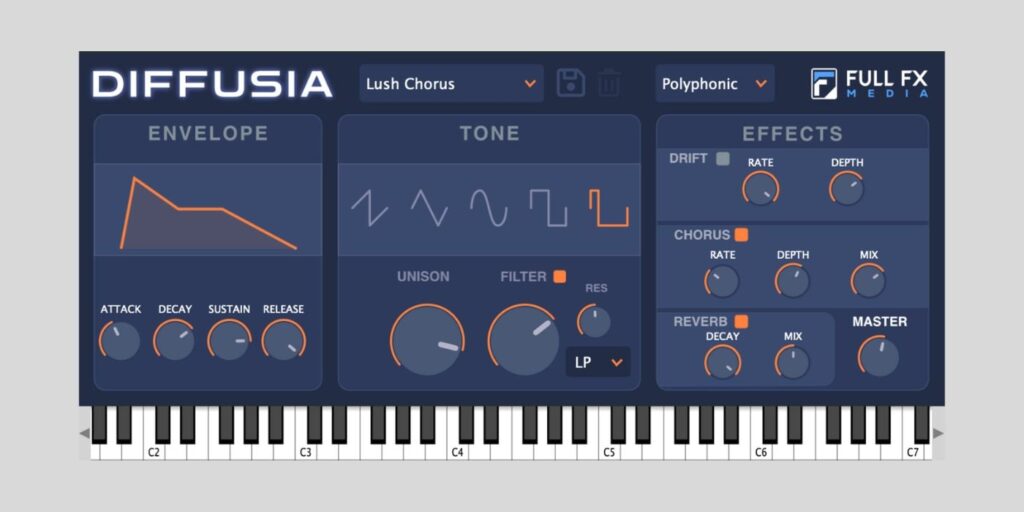 Full Fx Media releases FREE Diffusia drone synthesizer plugin Full Fx Media just released Diffusia, a drone synthesizer plugin, for FREE