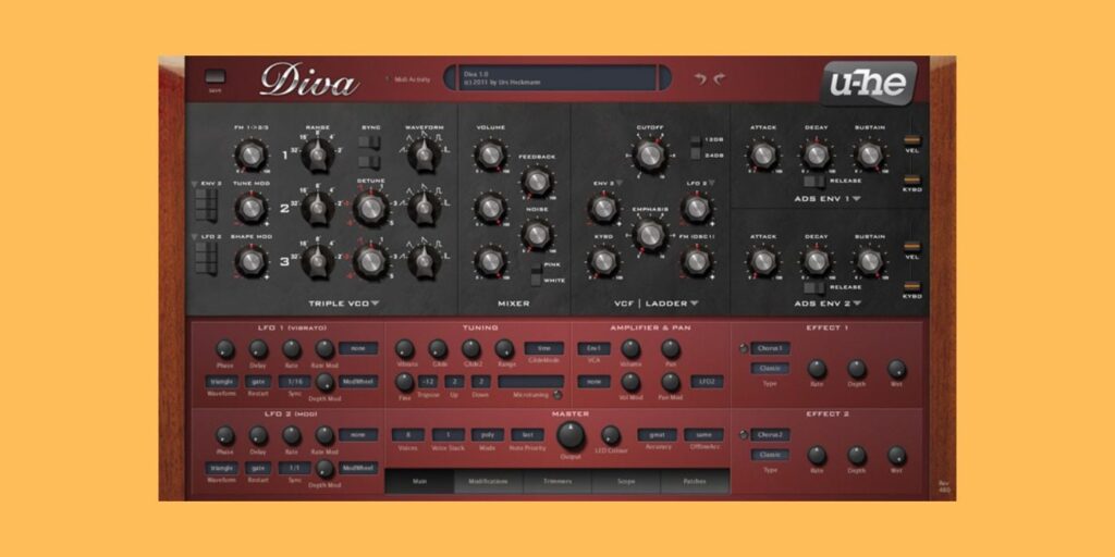 Get over 50% off the u-he Diva virtual analog synth at Plugin Boutique for a limited time