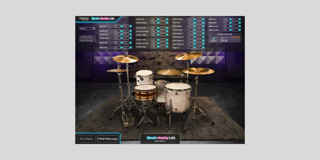 Ingram Audio’s Drum Daddy Lite is a FREE Hard-Hitting Kontakt Player Instrument