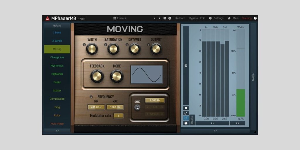 Get MPhaserMB, a multiband phaser effect by MeldaProduction for free in LIMITED time offer!