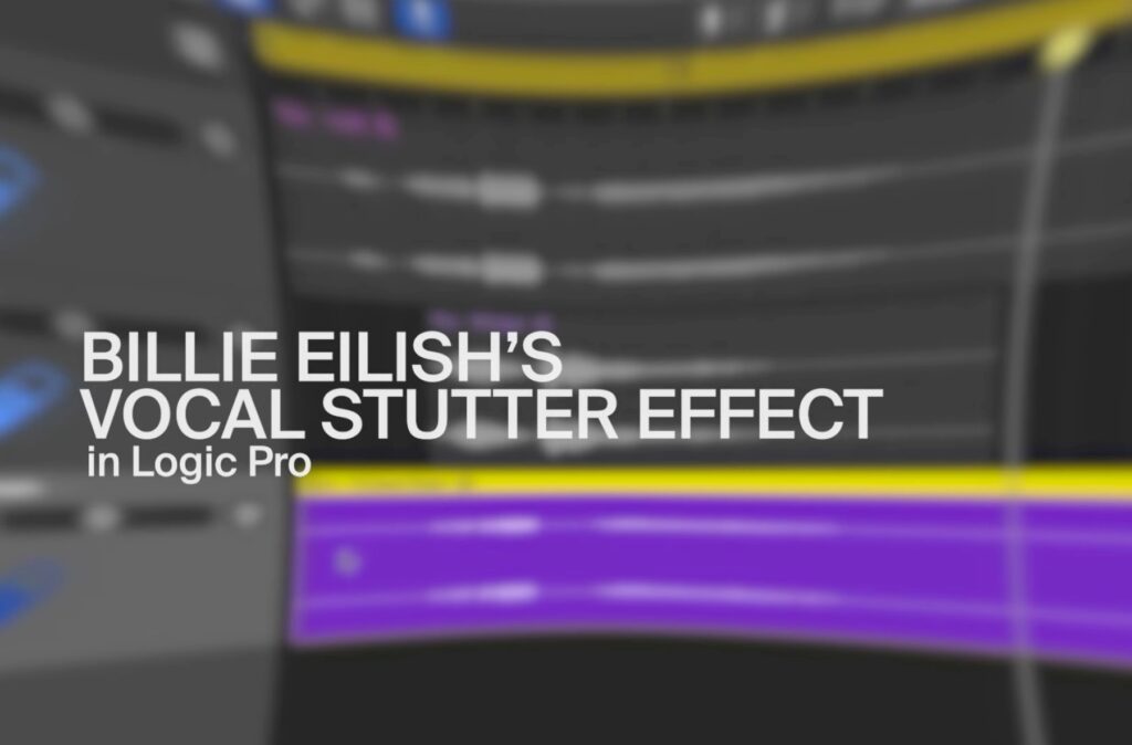 Recreating Billie Eilish's Vocal Stutter Effect -