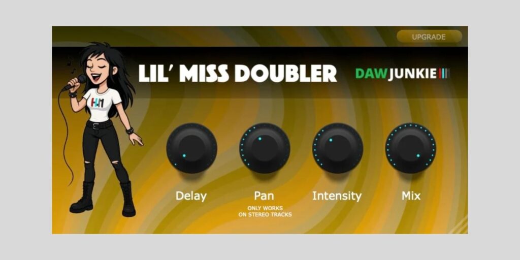 DAWJunkie releases Lil’ Miss Doubler, a FREE vocal doubler plugin Lil’ Miss Doubler