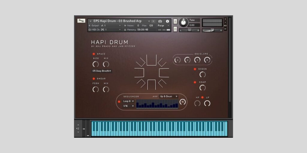 Edu Prado Sounds Drops FREE Hapi Drum Christmas Gift for Free Kontakt Player