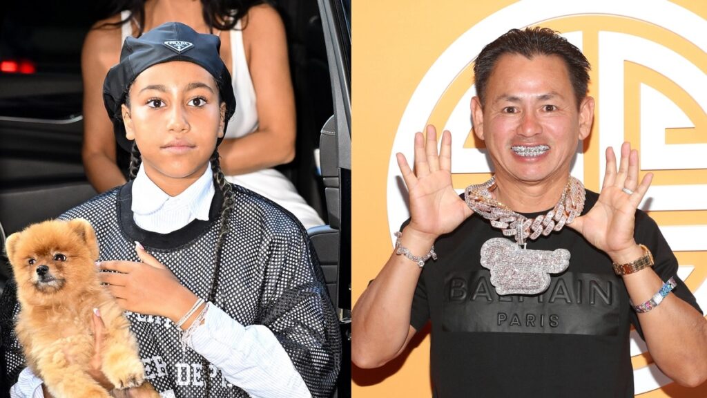 North West Shows Off Her Pointed Diamond Grills From Johnny Dang