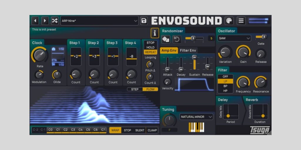 Tsuga Audio releases Envosound, a FREE retro-gaming-inspired synth for macOS and Windows