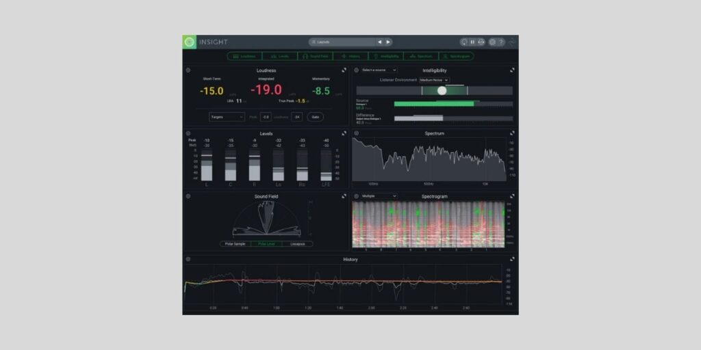 iZotope’s Insight 2 metering and audio analysis plugin is FREE for a limited time at Plugin Boutique