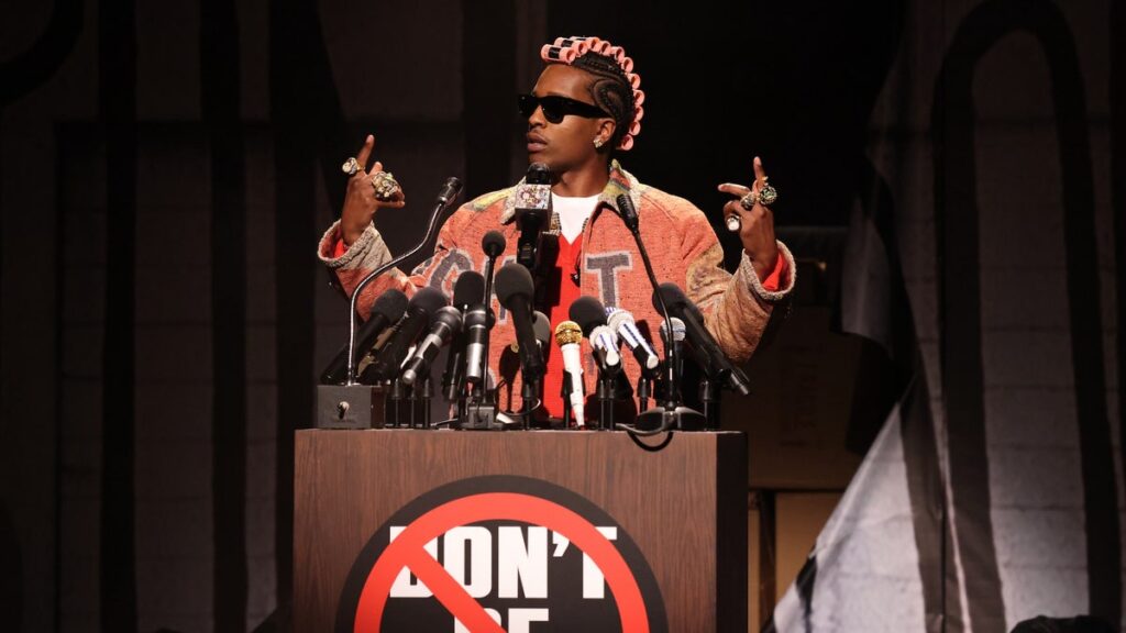 A$AP Rocky Performs On “SNL” And Teases New Music Video