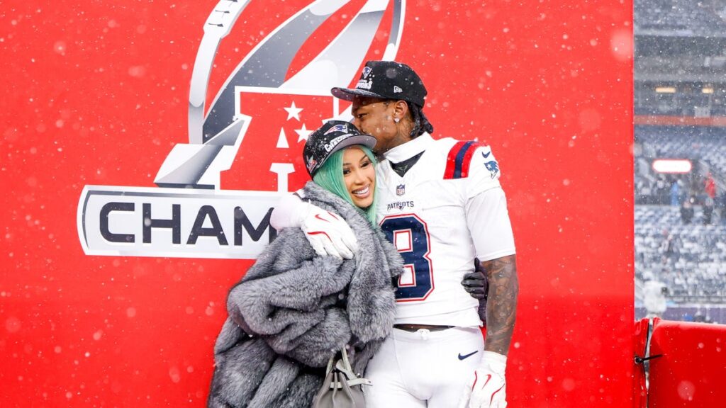 Cardi B Reacts To Stefon Diggs & Patriots Winning AFC Championship