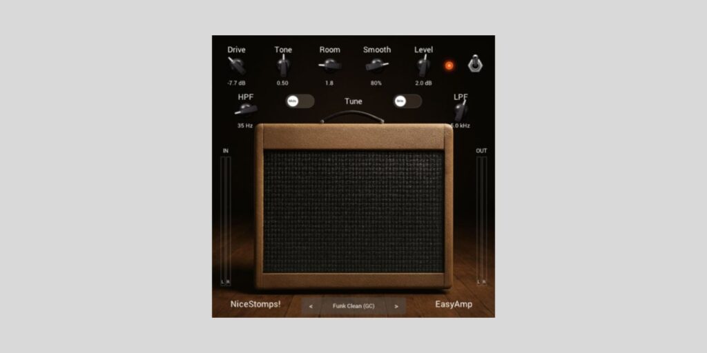 Gianni Chiarello releases Nice Stomps! A collection of FREE guitar-based plugins Nice Stomps Easy Amp
