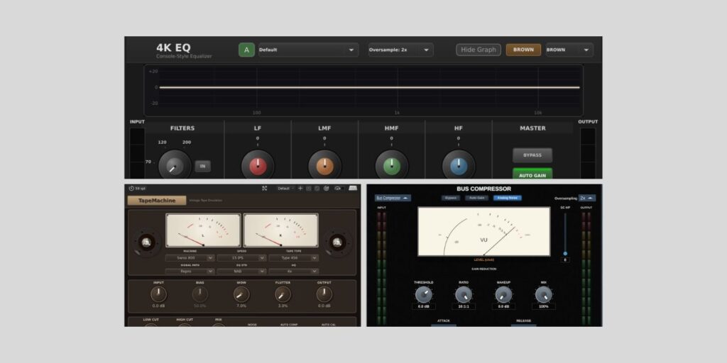 Luna Co. Audio releases free 4K EQ, MultiComp, and Tape Machine plugins Luna Co. Audio