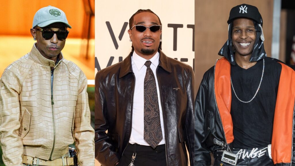 Pharrell Previews Music With Quavo, A$AP Rocky & More At PFW