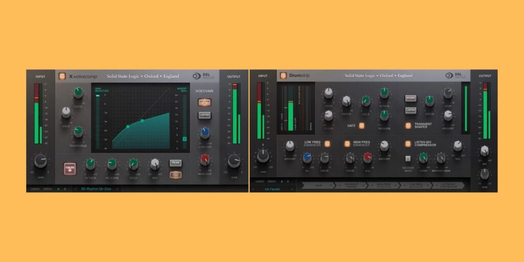 Get 80% off SSL X-ValveComp and SSL Drumstrip at AudioDeluxe