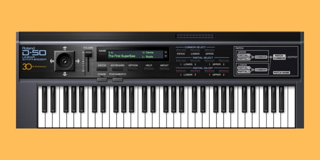 Roland D-50, JV-1080, and XV-5080 plugins are at historically low prices at Plugin Boutique Roland D-50