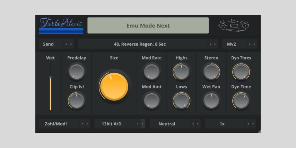 ArtV releases TurboAlexis, a FREE Alesis MidiVerb/MidiFex emulation for Windows and Linux