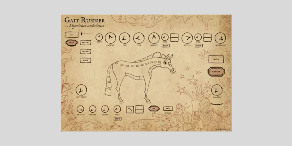 Gait Runner, a rhythmic gate galloper from the planet Symphagos, is FREE for macOS