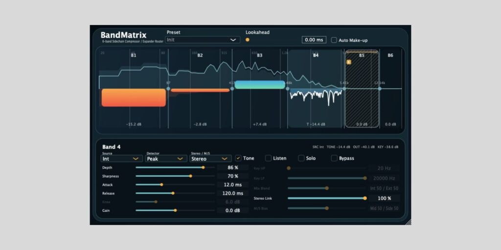 Kojima Audio just released BandMatrix, a side-chain multi-band compressor powerhouse for free!
