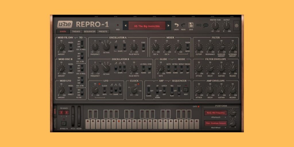 Get 30% off u-he Repro at Plugin Boutique for a limited time