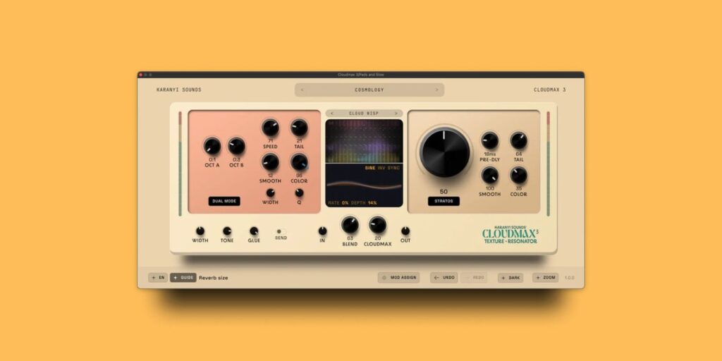 Karanyi Sounds releases Cloudmax 3 texture resonator with a limited-time $20 discount