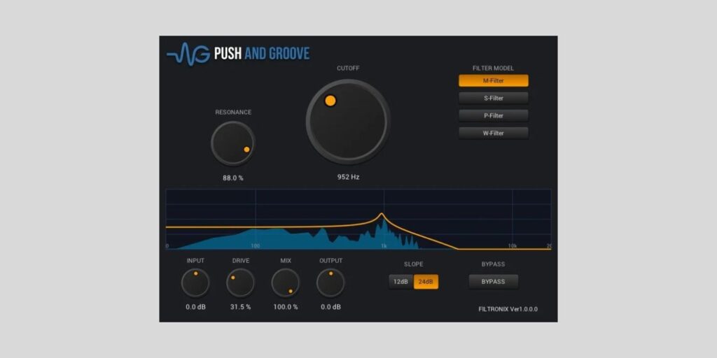 Push and Groove releases Filtronix, four iconic filter models in one FREE plugin (Windows-only)