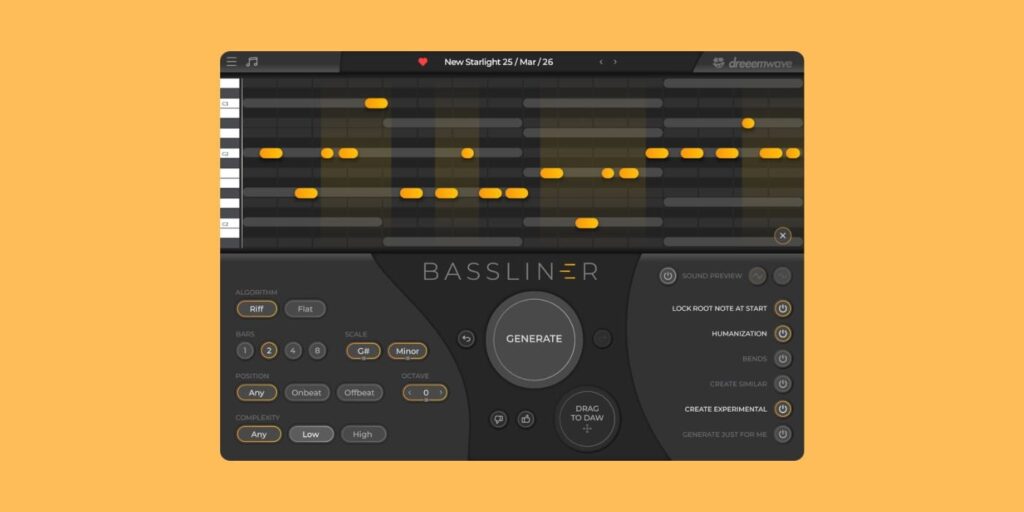 Dreeemwave Bassliner: Instant baselines and exclusive discount