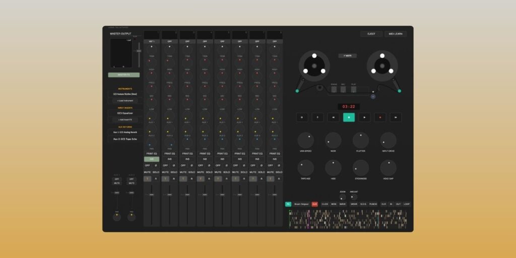 Gulf Coast Synthesis releases GCS Model 8 v3.0 tape-based DAW (intro offer) GCS Model 8