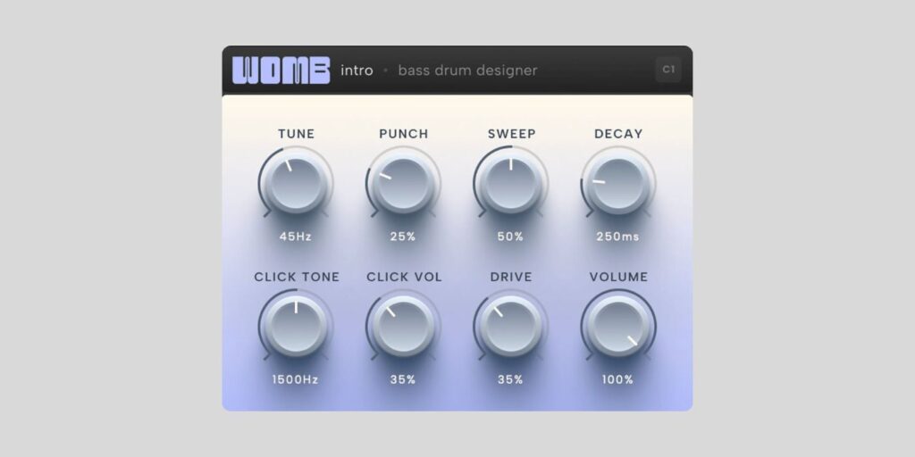 510k Arts releases WOMB intro, a FREE 909-style kick drum synth WOMB intro