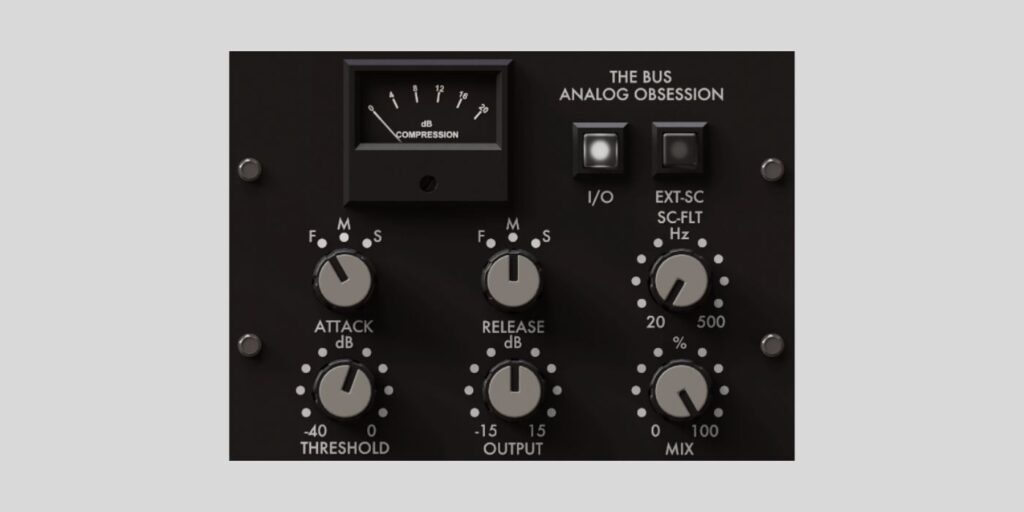 Analog Obsession releases TheBus, a FREE analog-style compressor plugin Analog Obsession TheBus