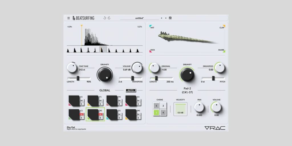 Beatsurfing releases VRAC: turn any sample into a drum kit for FREE