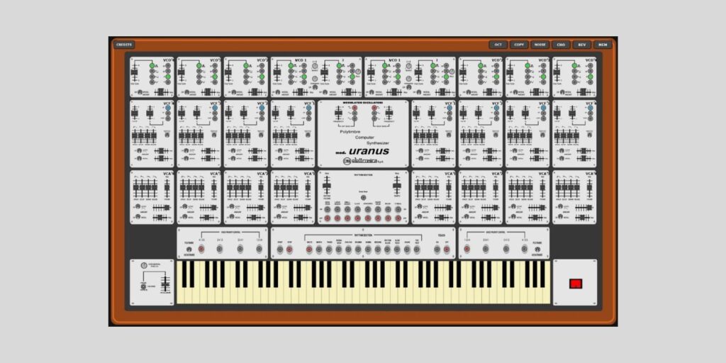 CRB Uranus 1 VST is a FREE emulation of a rare 1970s Italian synth for Windows CRB Uranus 1 VST: a FREE emulation of a rare 1970s Italian synth for Windows