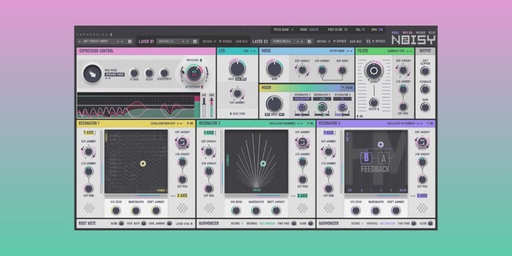 Expressive E launches Noisy 2.6 with new resonators, effects, and presets (INTRO OFFER) Expressive E Noisy