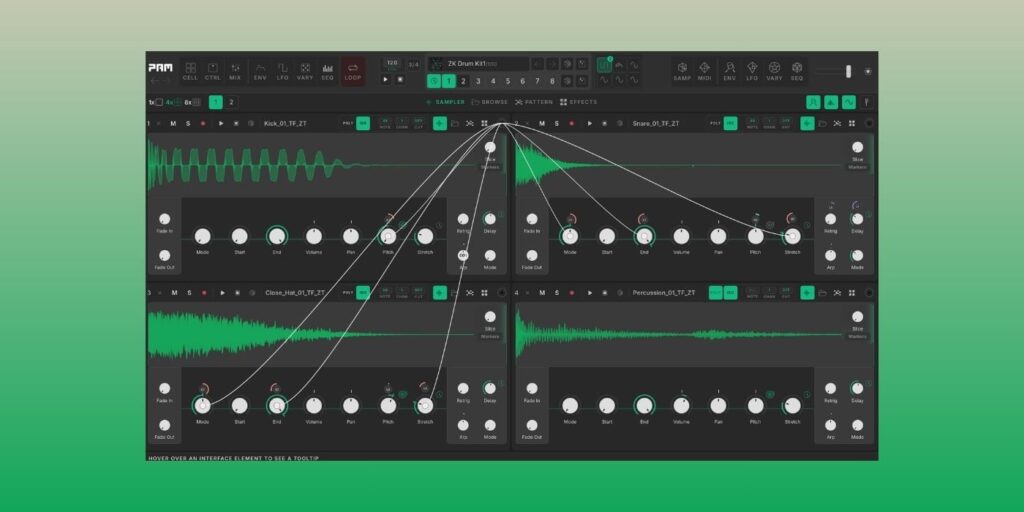 MAP Audio PAM is a deep pattern-based sampler with an exclusive BPB discount MAP Audio PAM