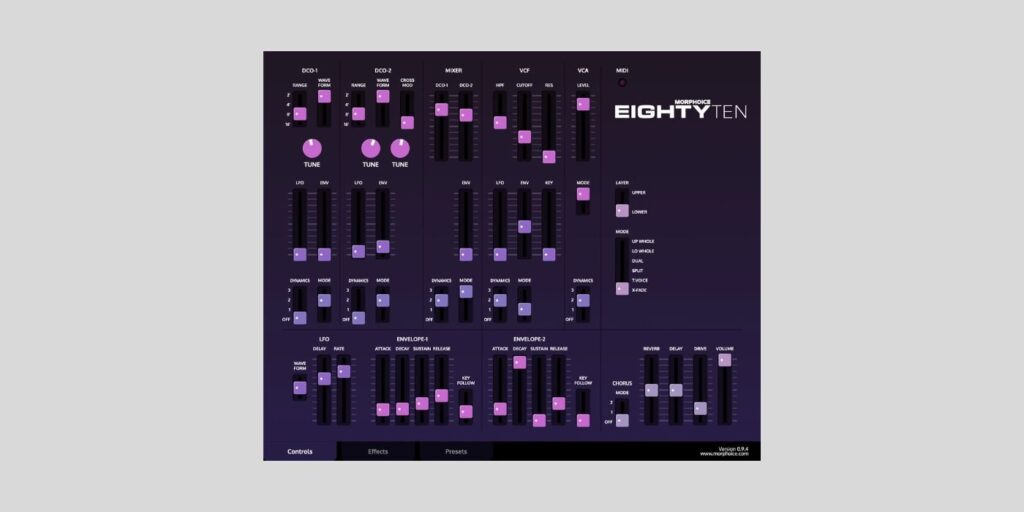 Morphoice releases EightyTen, TWO vintage Roland synths in one (free beta) Morphoice releases EightyTen, TWO vintage Roland synths in one (free beta)