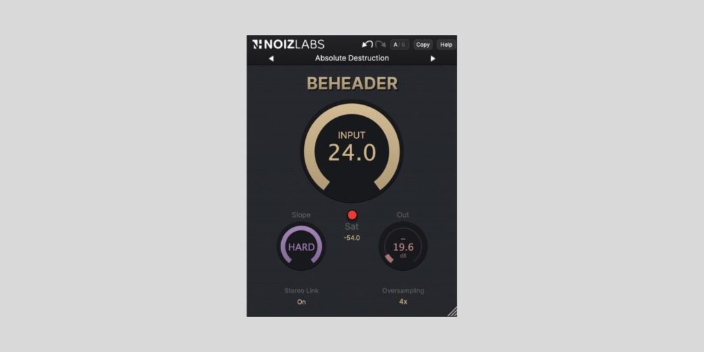 NoizLabs offers the Beheader clipper plugin FREE for a limited time Beheader
