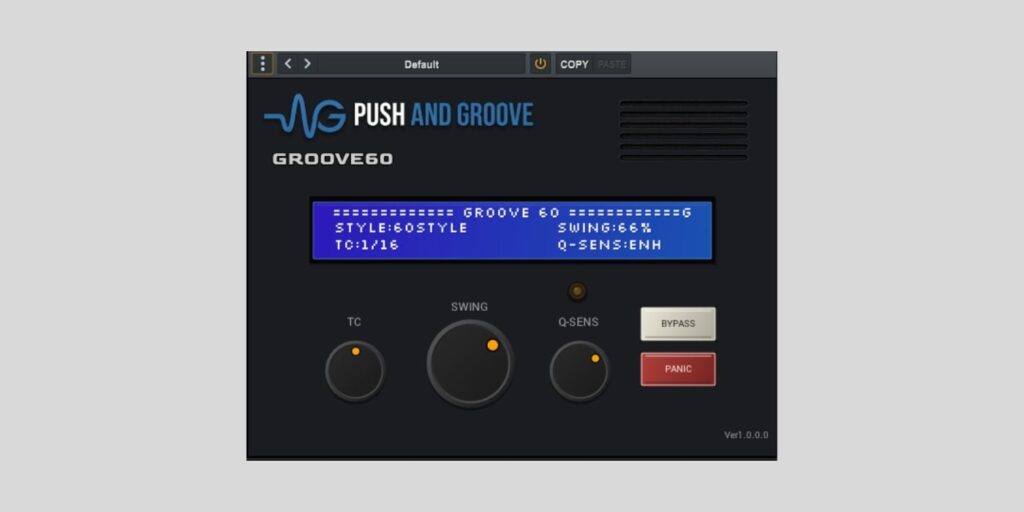 Push and Groove releases GROOVE60 MIDI timing simulator Groove60