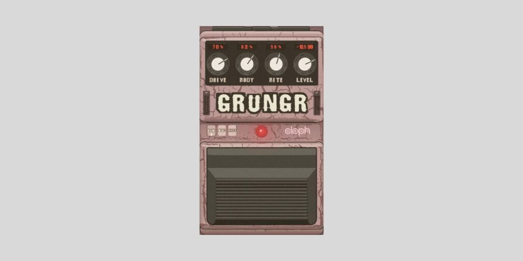 cloph-dsp releases Grungr, a FREE drive pedal plugin Grungr
