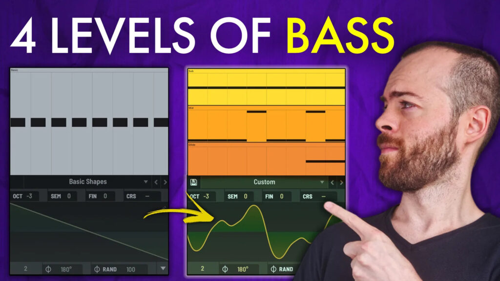 4 Levels From Basic to Pro How to make a rolling bassline: 4 levels from basic to pro production breakdown (Rising)