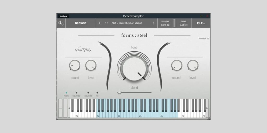 Venus Theory releases forms:steel, a FREE handpan library for Decent Sampler Venus Theory Forms Steel